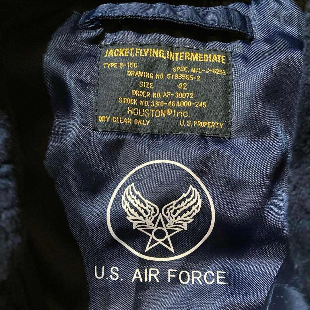 【人気・希少XL】HOUSTON B-15C ネイビー × ネイビームートン