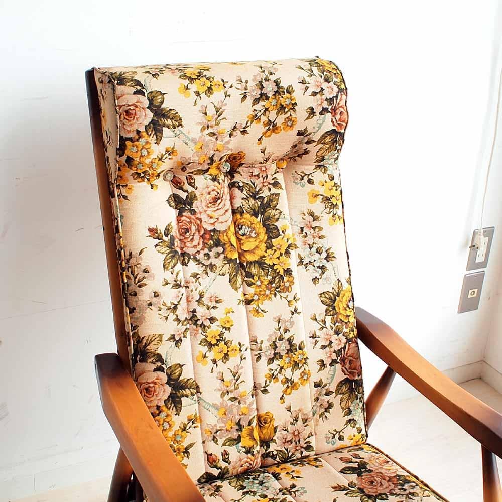 MIKAWA ロッキングチェア オットマン レトロ ビンテージ ZR24161