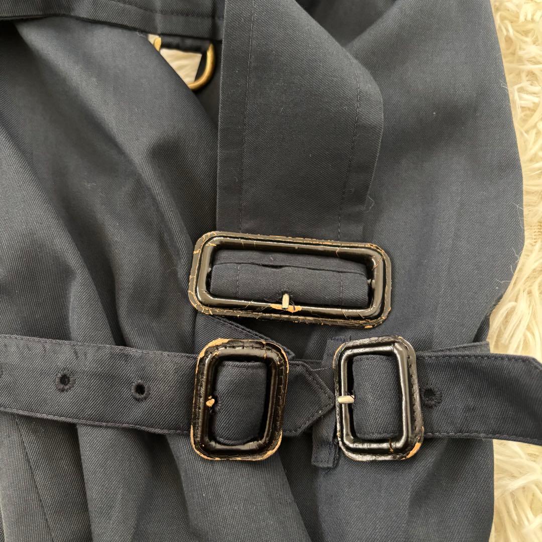 BURBERRYSバーバリー ノバチェック ライナー付 トレンチコート ネイビー