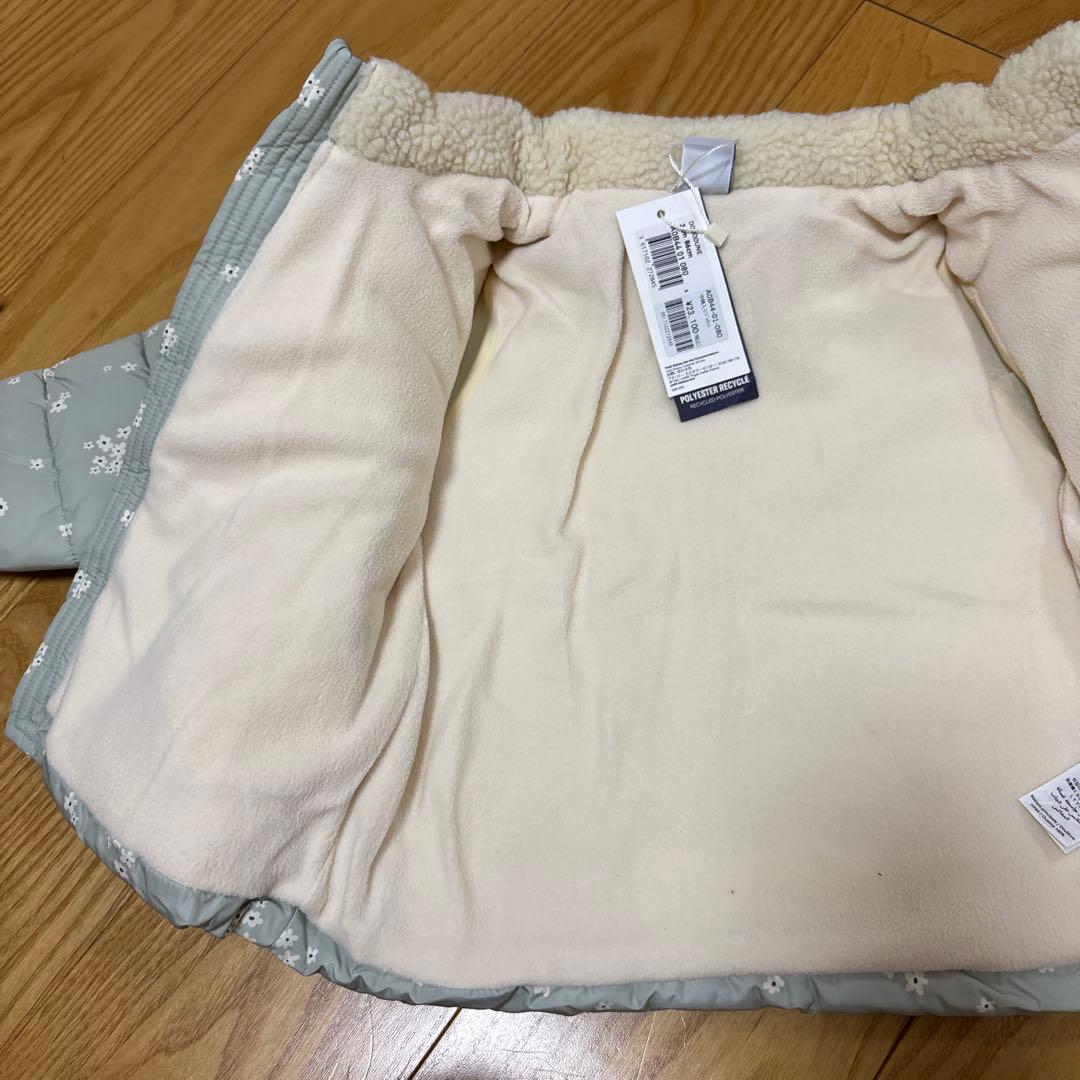 新品未使用⭐︎プチバトー⭐︎花柄中綿入りアウター⭐︎86cm⭐︎