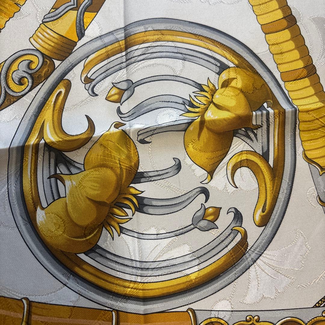 専用　美品HERMES カレ90 DAIMYO 日出る国の皇子スカーフ箱付