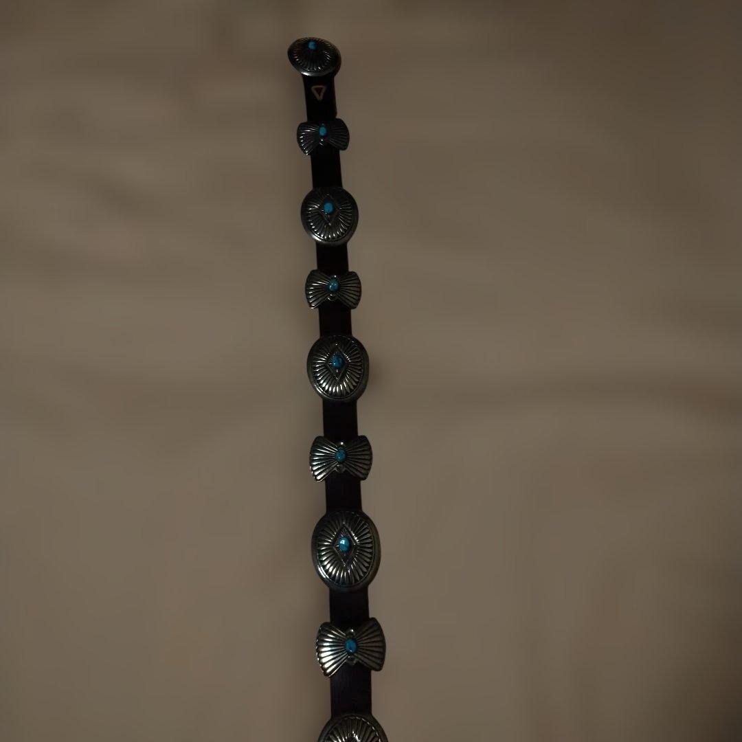 平屋ナバホ族　コンチョベルト 12連　希少