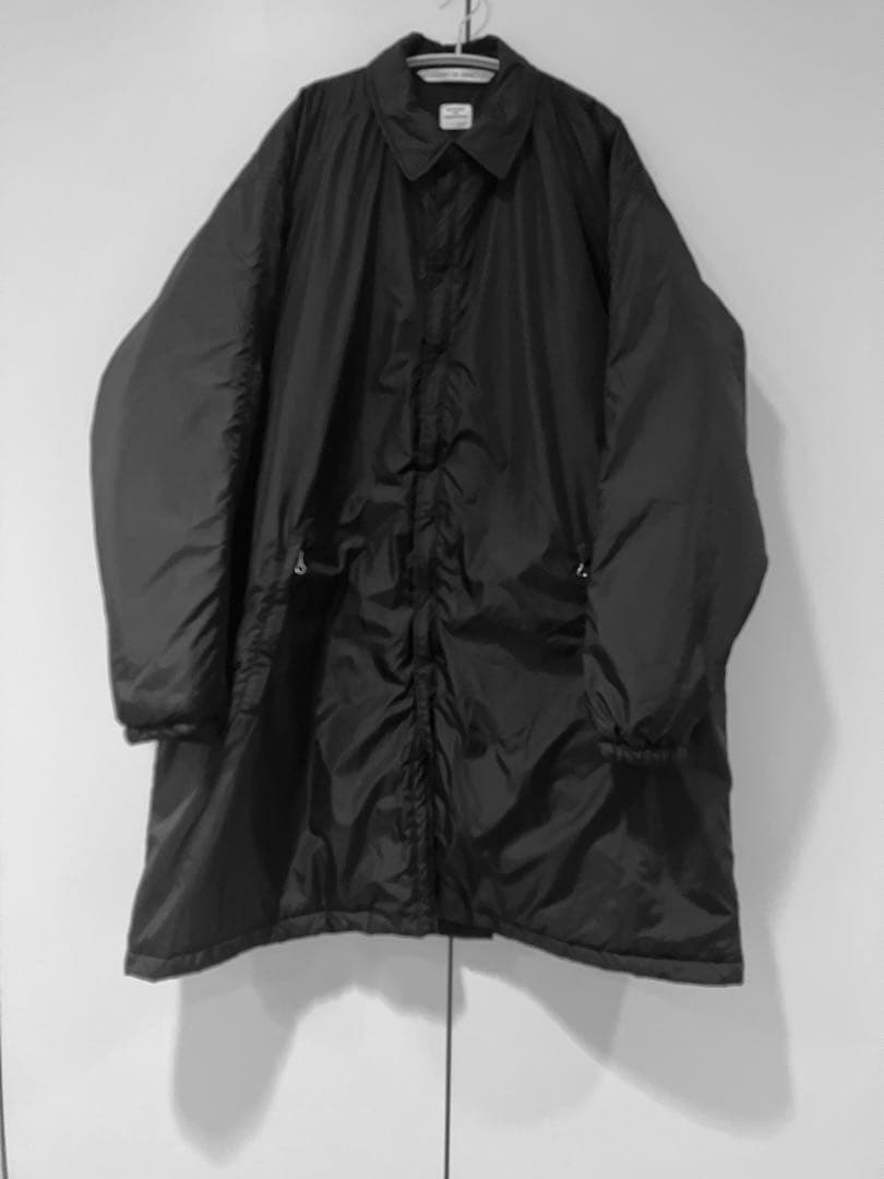 NECESSARY OR UNNECESSARY ZIP COATブラック