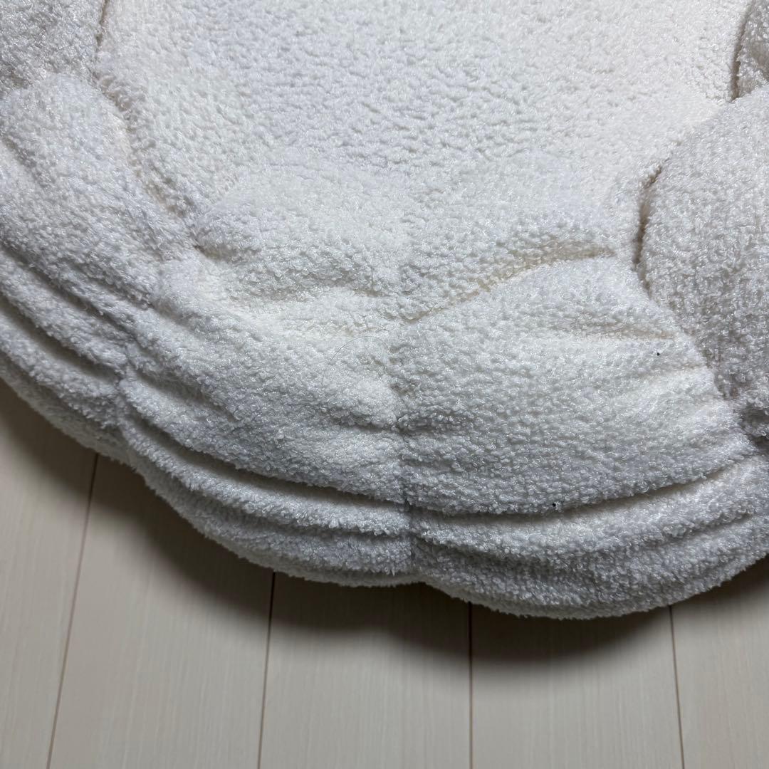 smoo ビーズクッション ホワイト 小