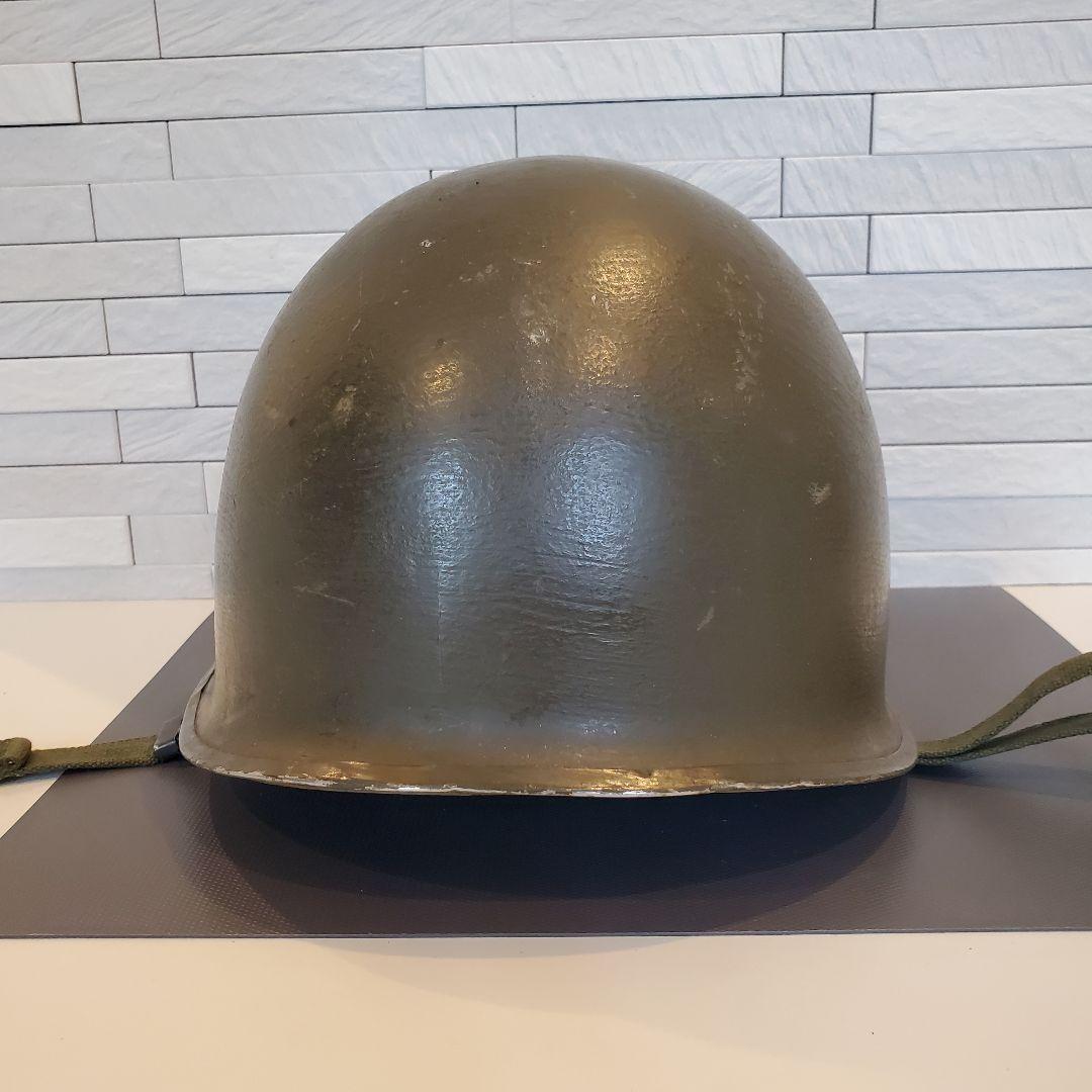 A168 アメリカ軍 ヘルメット錨刻印 鉄帽 M1 M2 海軍 海兵隊 米軍