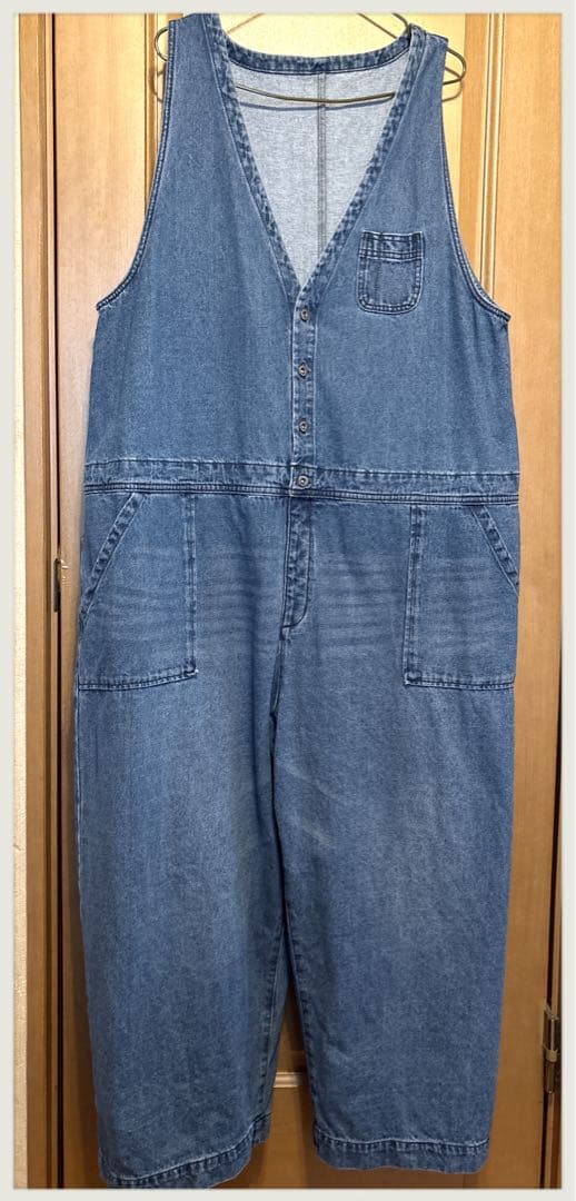 【タカポコ】ソウルベリー　店長のデニムなサロペット　3L