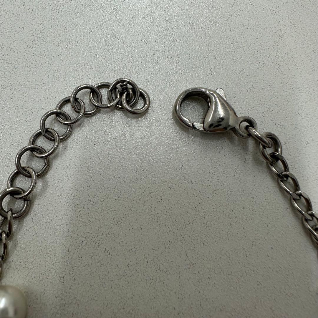 CHANEL シャネル　CCロゴ パール付きブレスレット