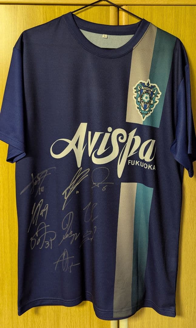 【即購入可】アビスパ福岡 サイン入り ユニフォームTシャツ