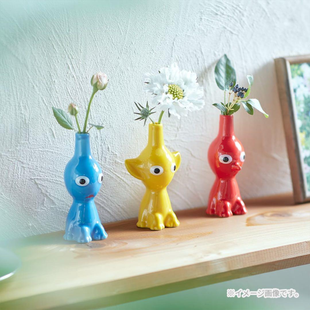 【新品未開封】ピクミン 一輪挿し 3点セット
