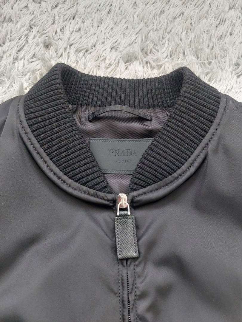 PRADAプラダ ブルゾン ボンバージャケット SGH038 MA1 サイズ52