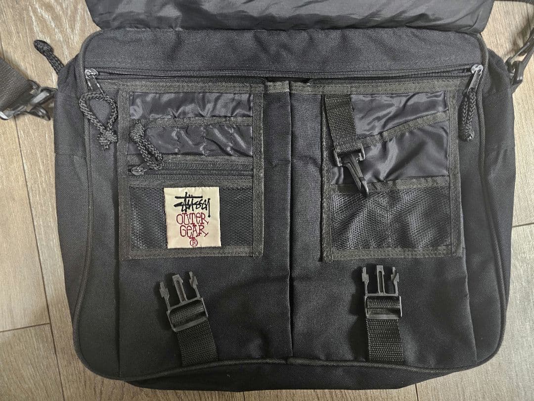 激レア 90s old stussy メッセンジャーバッグ 白タグ