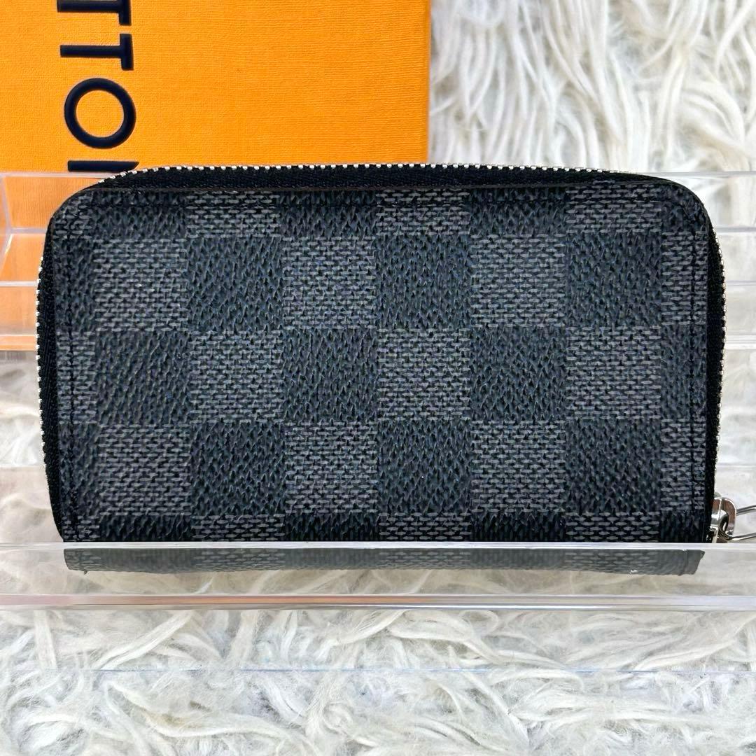 ルイヴィトン IC搭載 ダミエ グラフィット ジッピー パース 小銭入れ