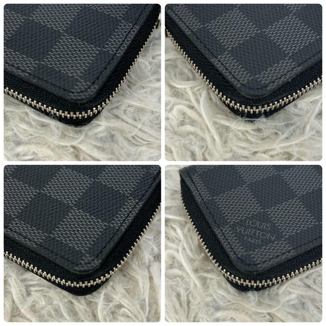 ルイヴィトン IC搭載 ダミエ グラフィット ジッピー パース 小銭入れ