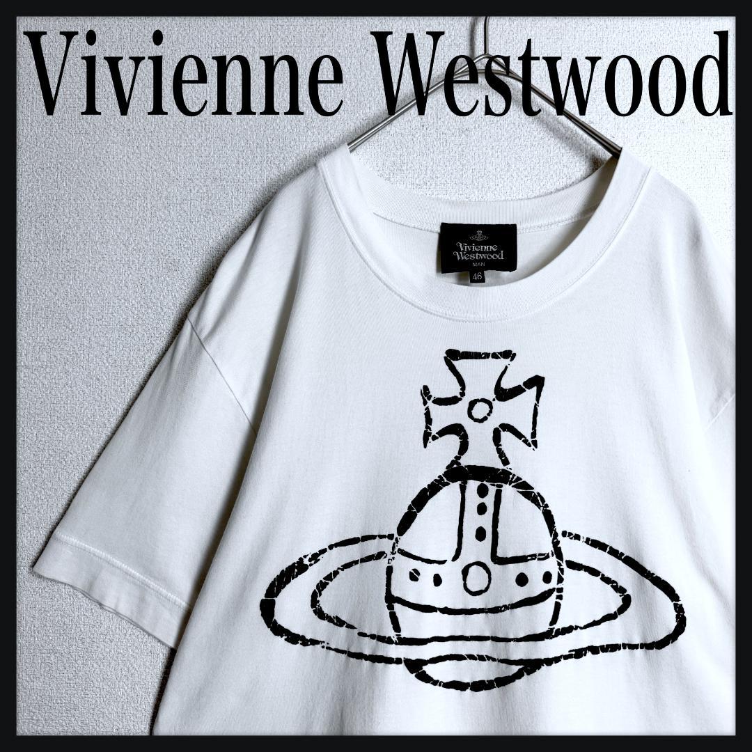 【大人気☆クラックデザイン☆オーブロゴ】ヴィヴィアンウエストウッド ロゴTシャツ
