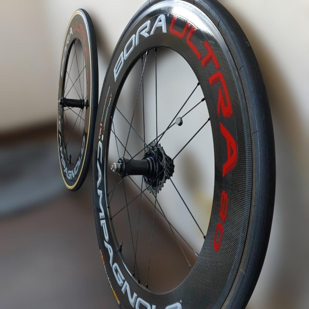 カンパニョーロボーラー ウルトラ80 ホイール前後 Lookフレーム は除く