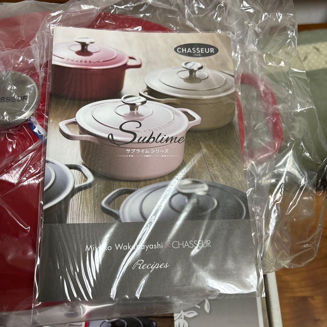 希少カラー 新品 シャスール 35cmオーバル鍋 ドンシェリーレッド