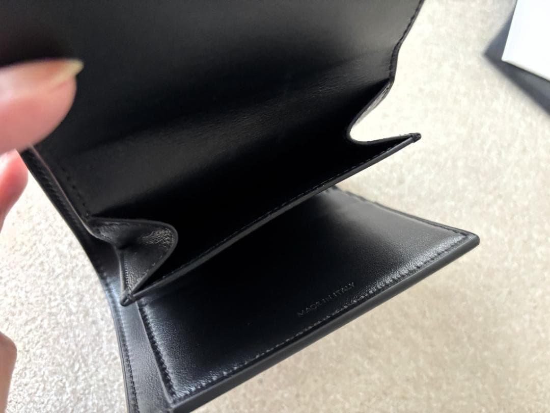 CELINEセリーヌ　スモールトリフォールドウォレット ミニ財布　ブラック