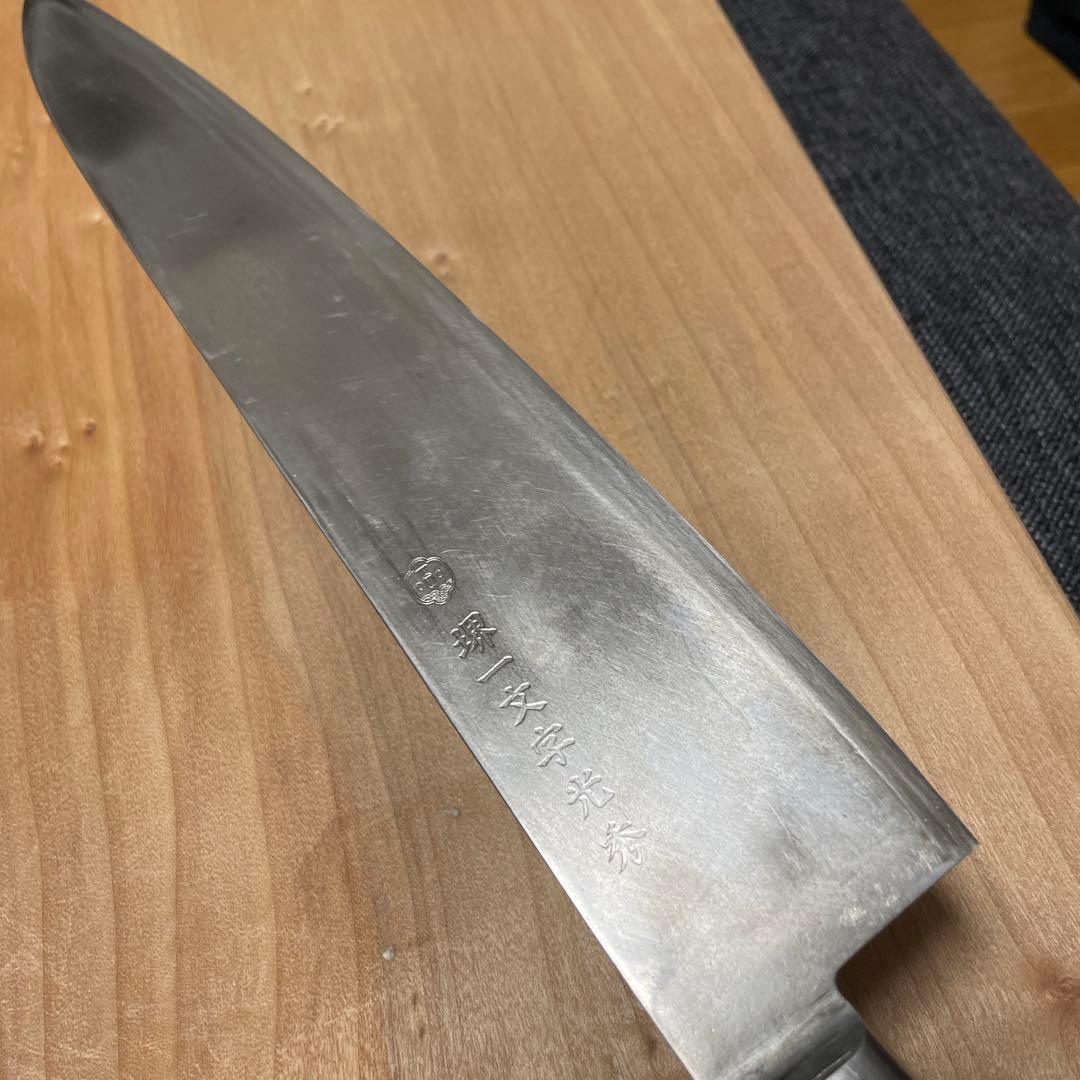 堺一文字光秀　青鋼　牛刀　尺