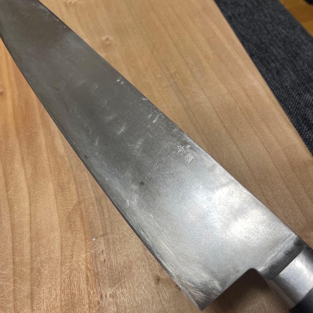 堺一文字光秀　青鋼　牛刀　尺