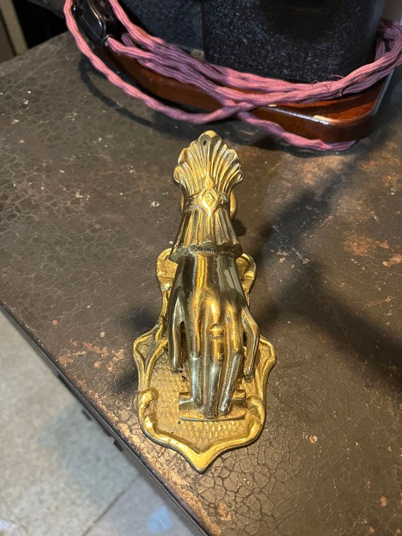 レタークリップ 、真鍮 70's ハンド 古道具 、アンティーク 、ヴィンテージ