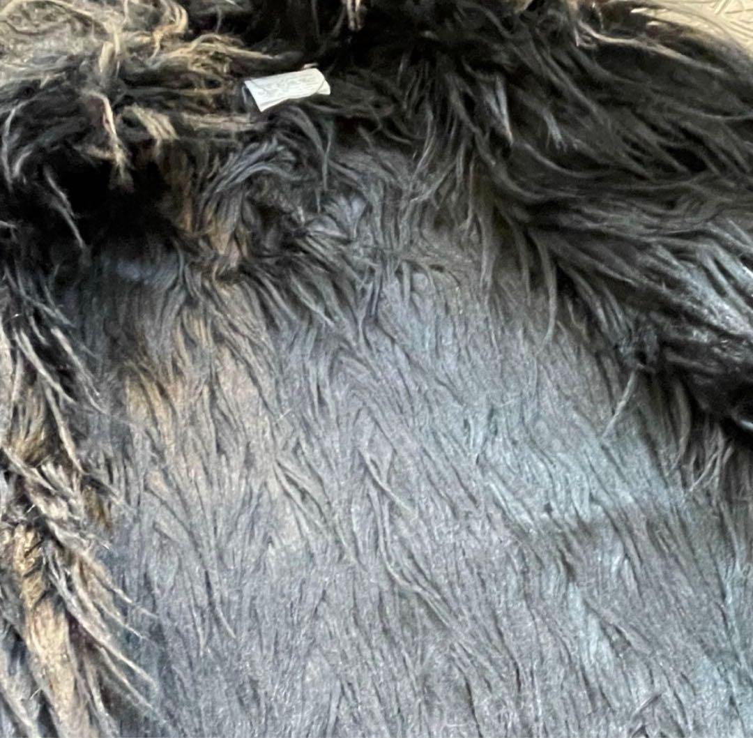 Y2K OPIUM 鬼ファー デニム フライト ジャケット 裏原 平成ギャル