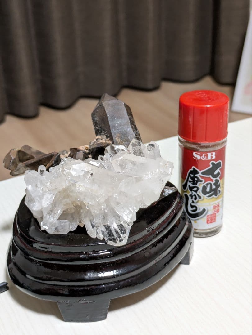 高品質✨水晶 モリオン クラスターセット