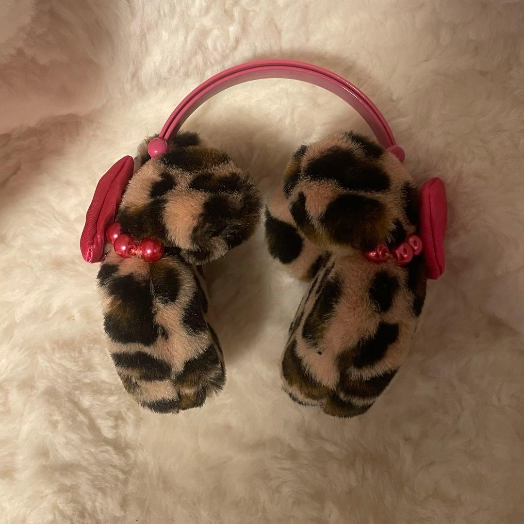 ヒョウ柄 イヤーマフ ミニーちゃん ディズニー