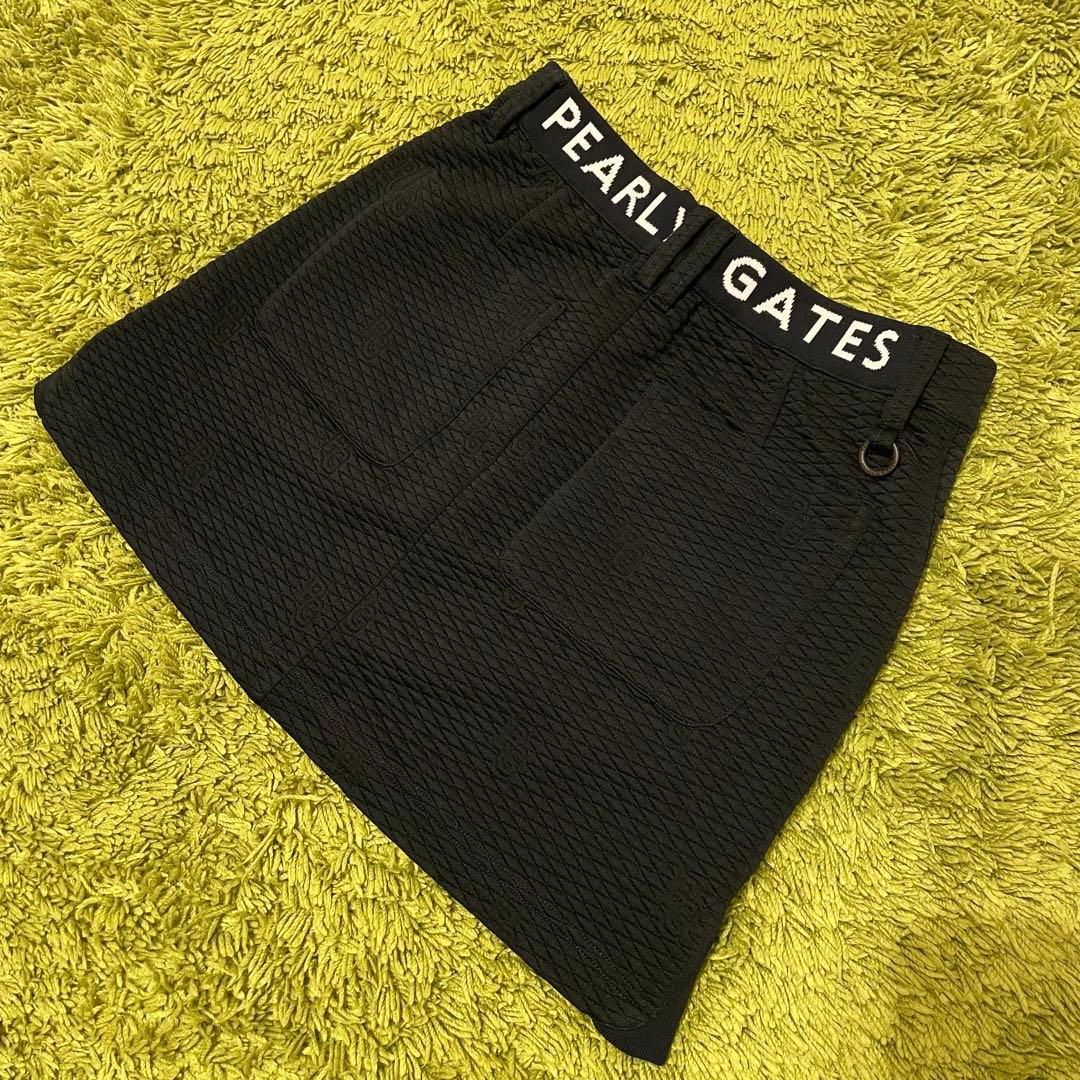 パーリーゲイツ PEARLYGATES スカート ネイビー 総柄 サイズ0