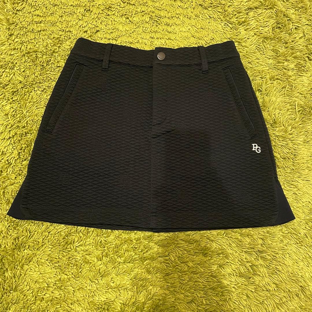 パーリーゲイツ PEARLYGATES スカート ネイビー 総柄 サイズ0