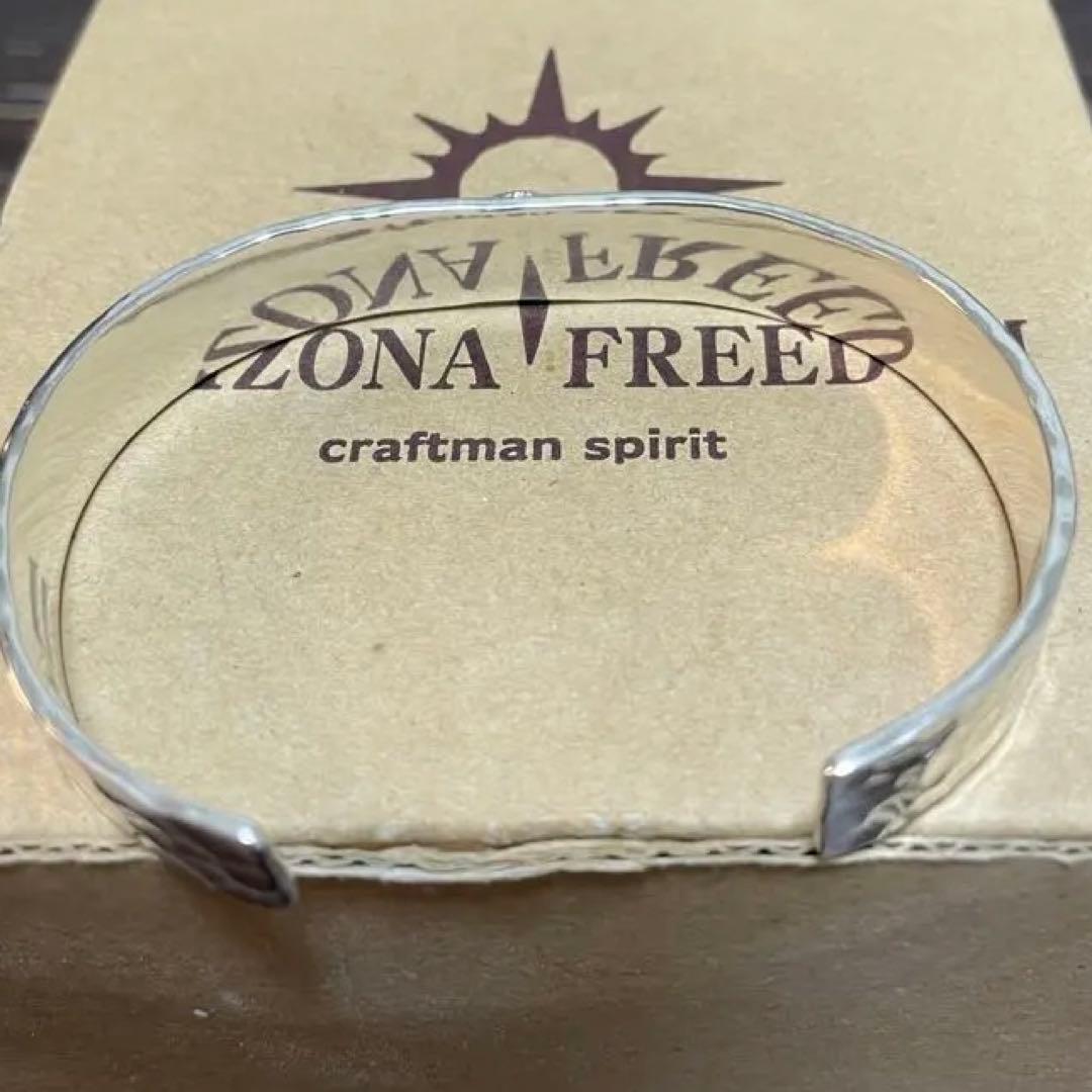 L 特大　貴重　槌目　特注　極美品　ARIZONA FREEDOM バングル