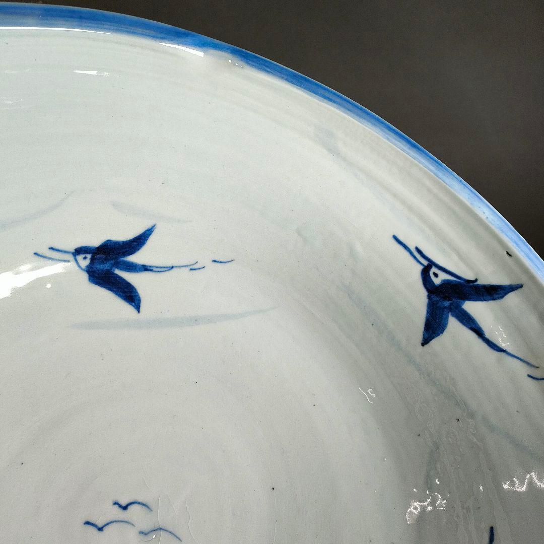 C30-1/在銘/龍鳳紋大皿/盛皿/額皿/飾皿/懐石料理/懐石道具