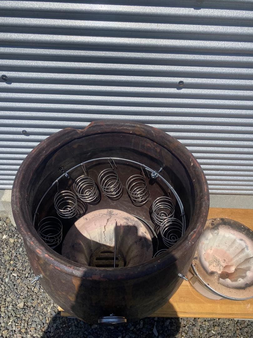 訳あり　本格壺焼き芋の壺　フルセット　カケあり