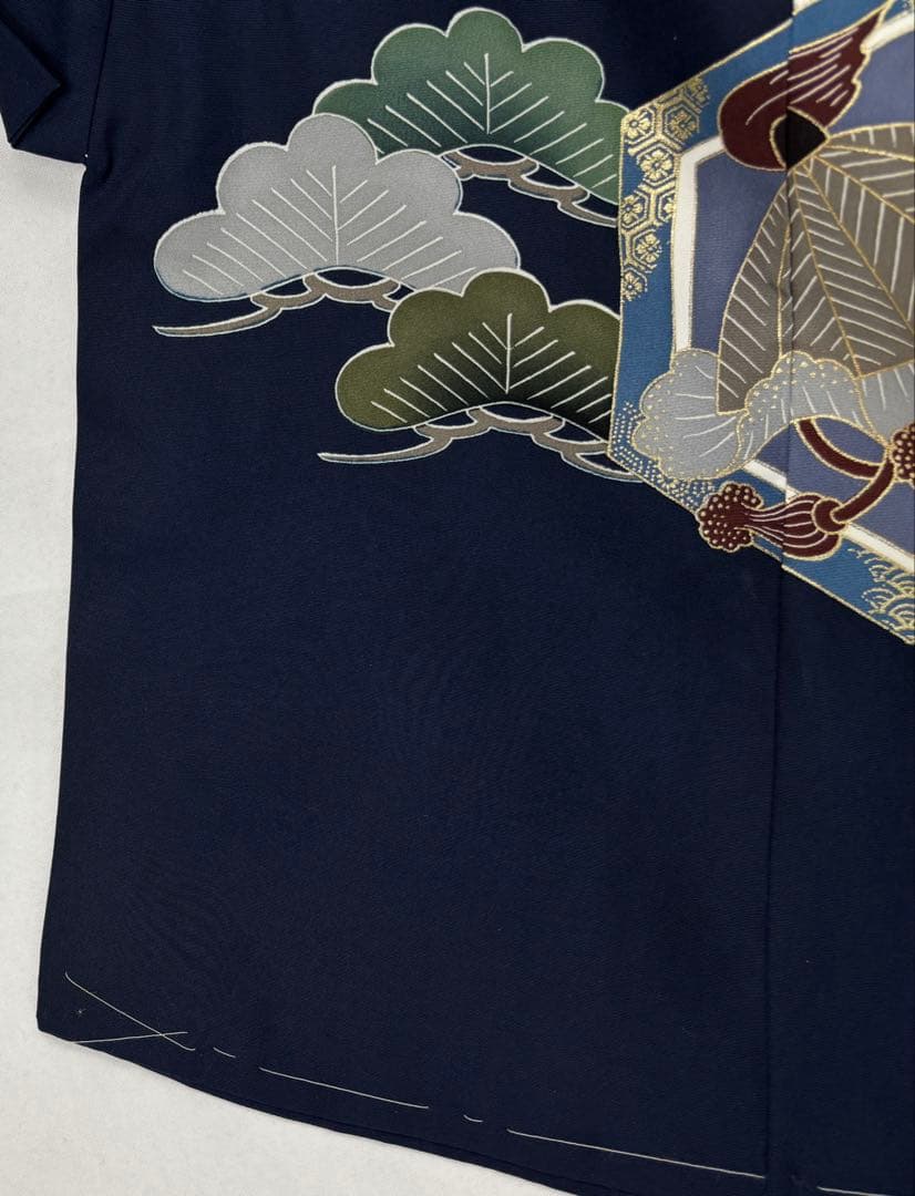 七五三お宮参り男児初着一つ身　長襦袢付　龍兜・几帳《子供469》#江戸小もーん