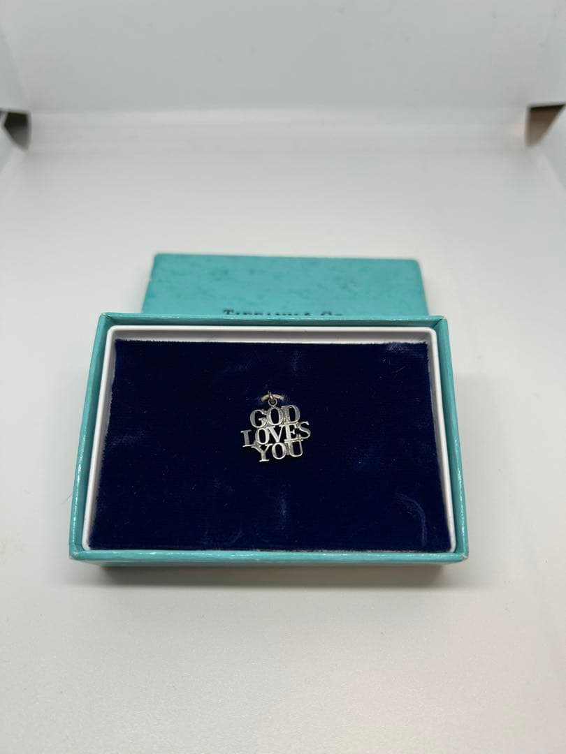 #154 Tiffany ネックレストップ god loves you