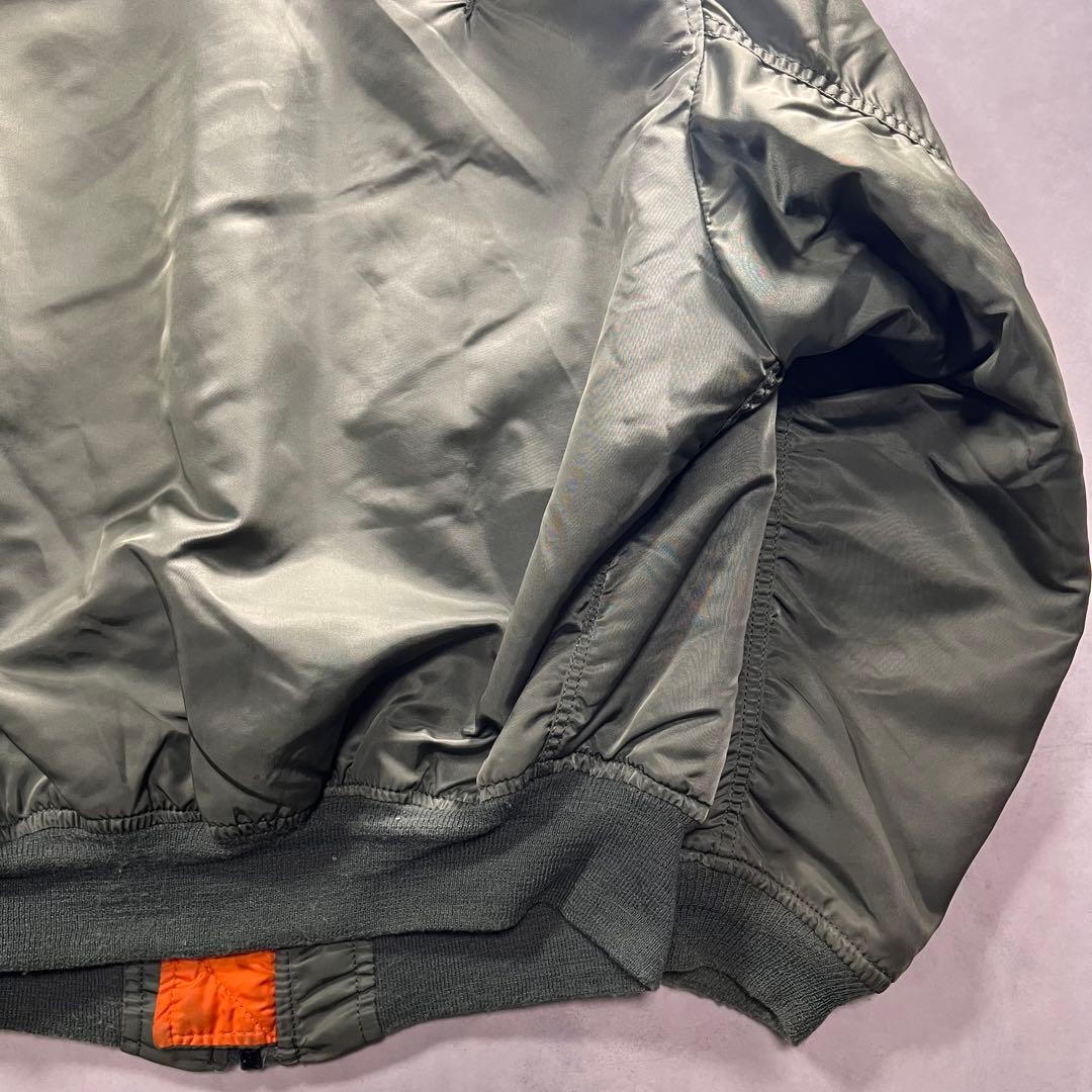 80s アルファインダストリーズ MA-1 usa 白タグ L 90s