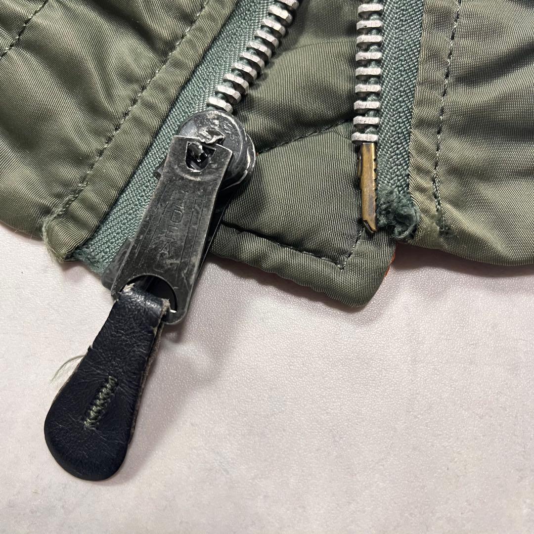 80s アルファインダストリーズ MA-1 usa 白タグ L 90s