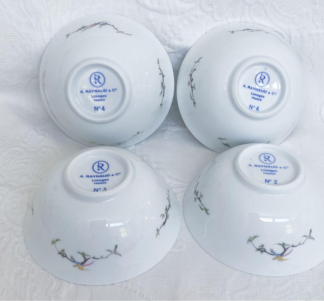 残1 レア　シキオン　レイノー　リモージュ　カップ＆レンゲ　4人用
