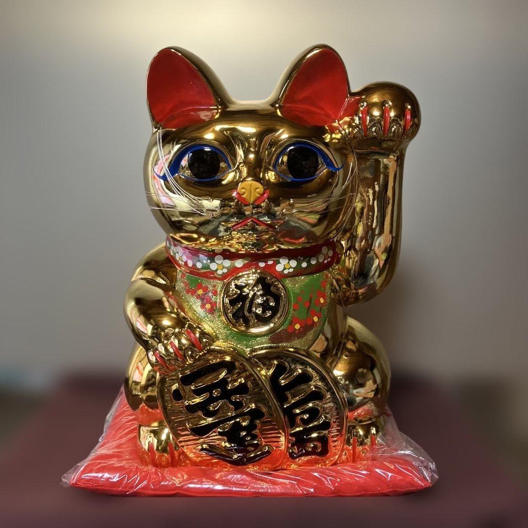 招き猫　⑧ 置物　貯金箱　40cm
