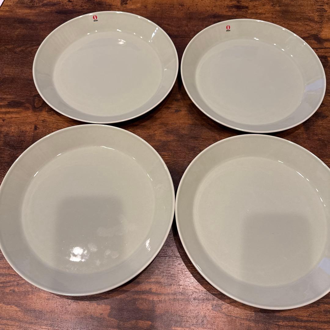 イッタラ 廃盤 セラドングリーン ティーマ プレート26㎝ 4枚