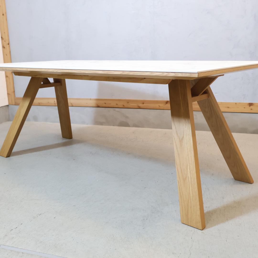 SHIGIYAMA シギヤマ家具 セラミック ダイニングテーブル 大理石風