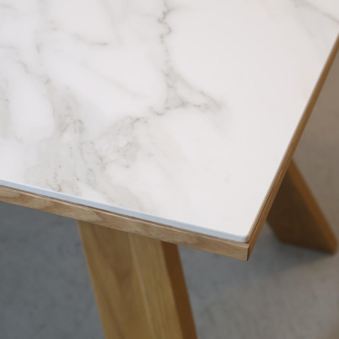 SHIGIYAMA シギヤマ家具 セラミック ダイニングテーブル 大理石風