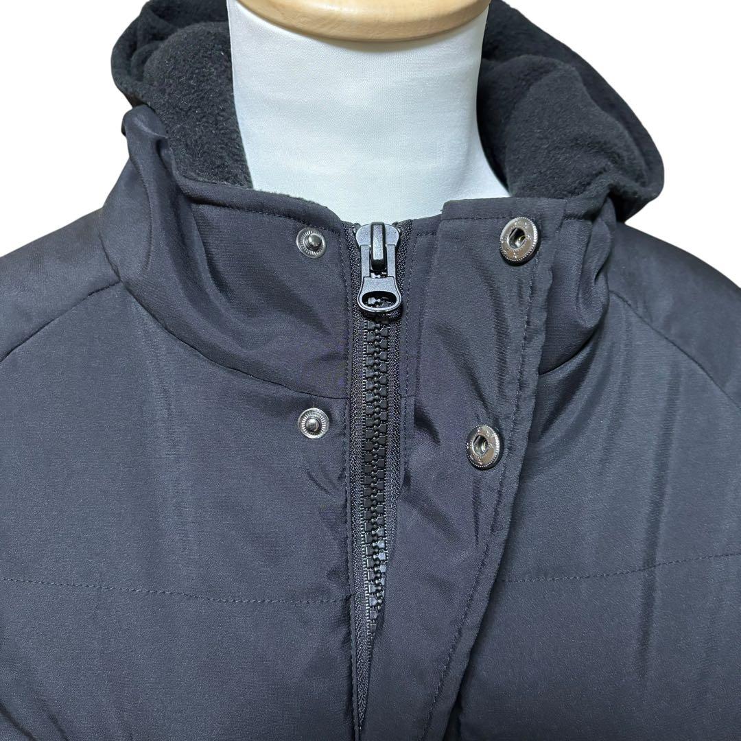 極美品 gol. ゴレアドール ベンチコート ブラック 刺繍ロゴ フリーサイズ