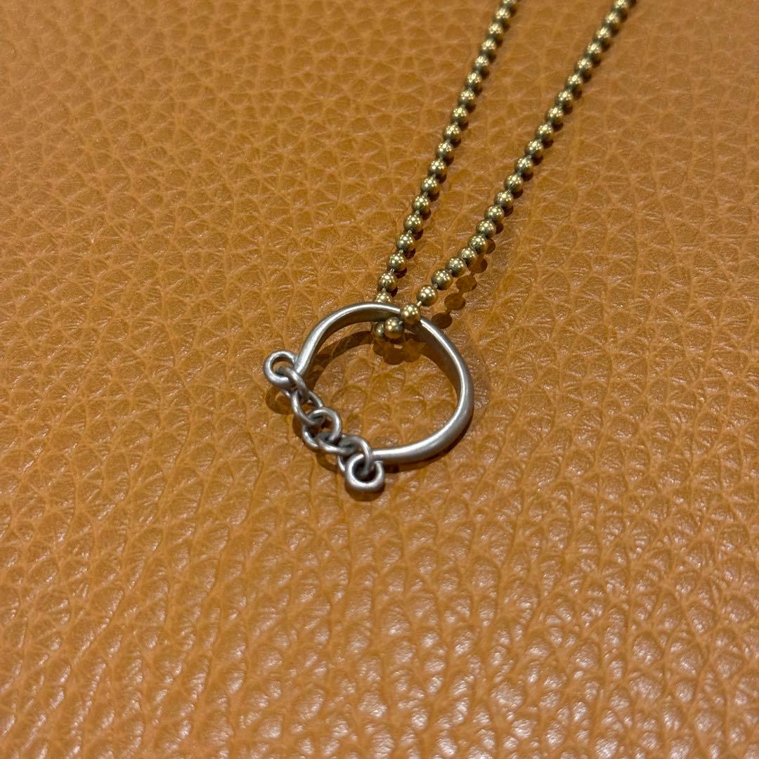 G*➉様 Maison Martin Margiela 真鍮ボールチェーン ネッ