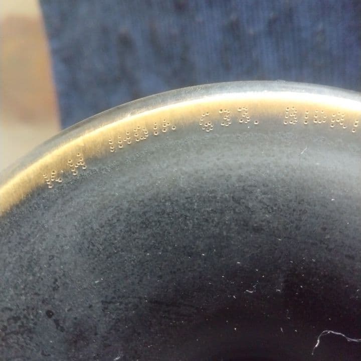 アンティークコンフォート⭐︎花模様の高脚 器⭐︎金属製⭐︎高さ約15㎝