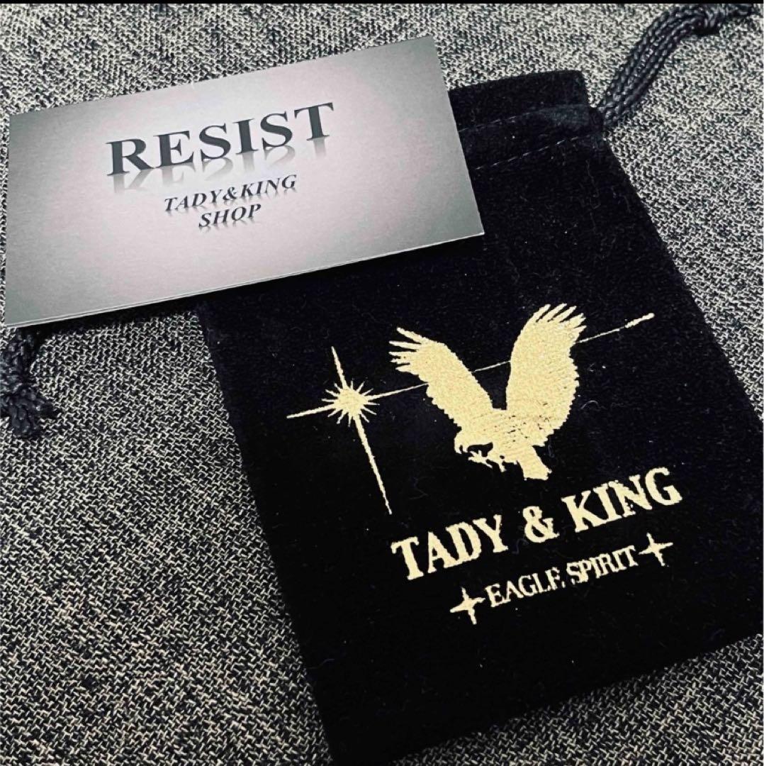 ゆうとさん専tady&kingフェザーリングSV剣先K18ピンキーシルバー925