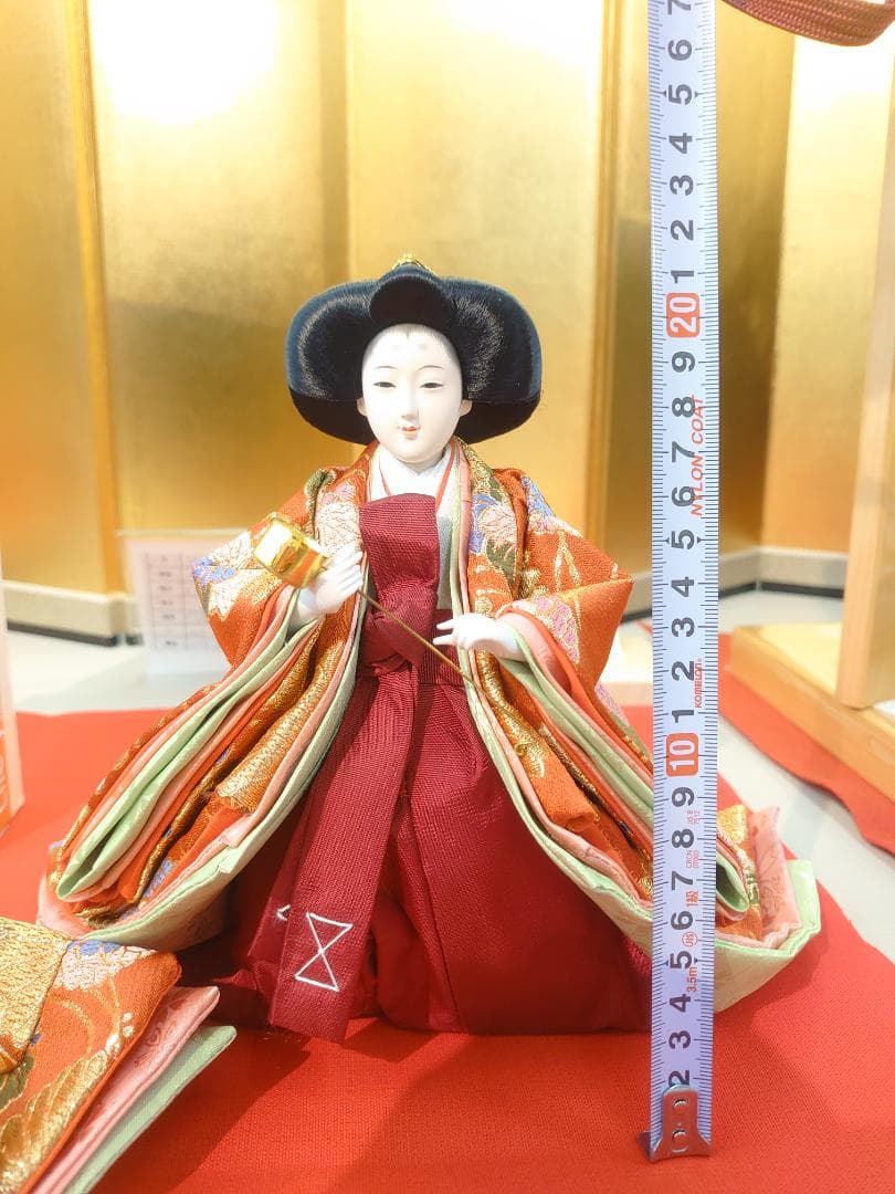 ●金襴衣装三人官女　●おひなさま　●お雛様