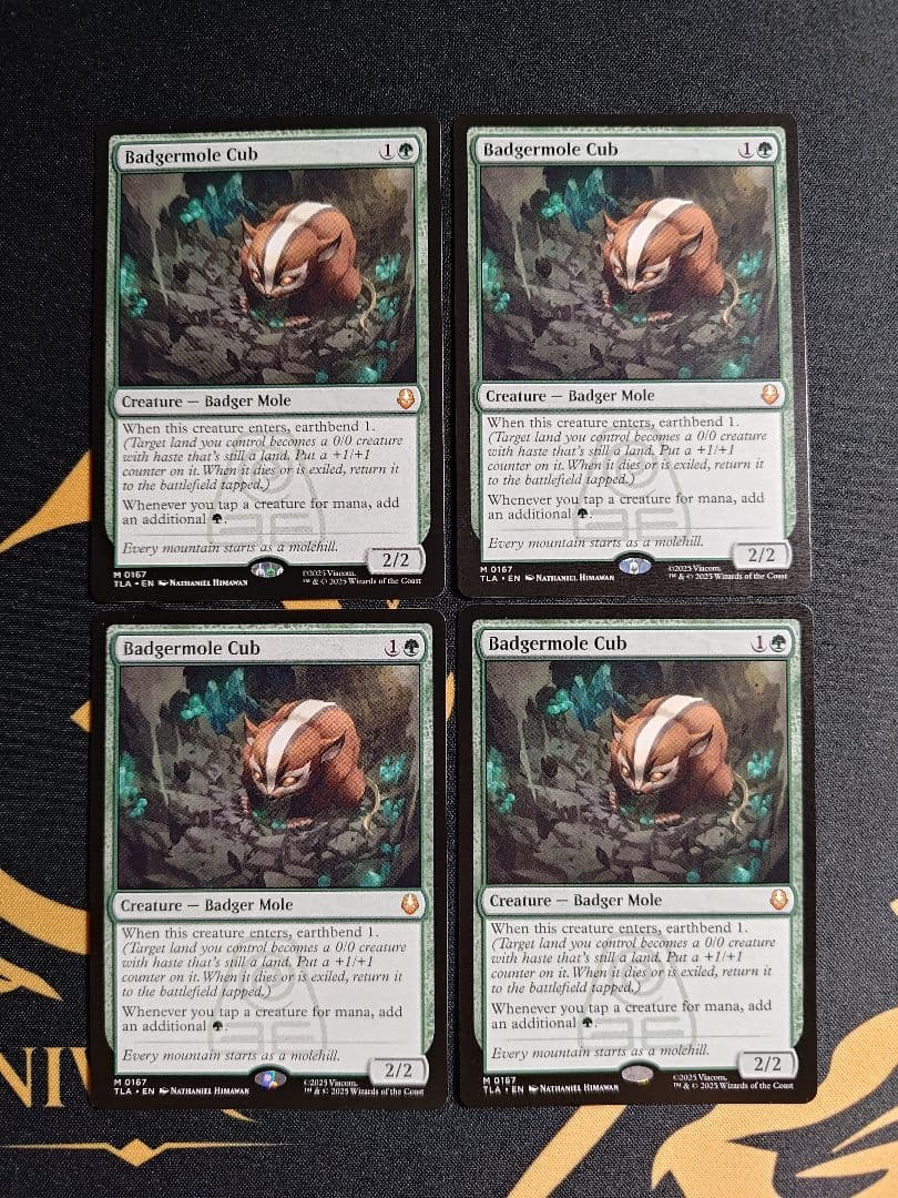 Badgermole Cub/アナグマモグラの仔 英 4枚 TLA 167