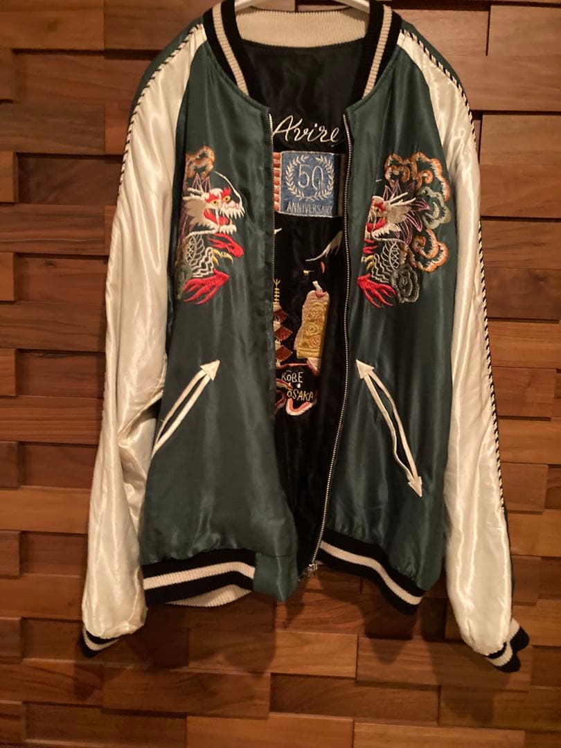 RVU0225AVIREX50THANNIVERSARYスカジャン