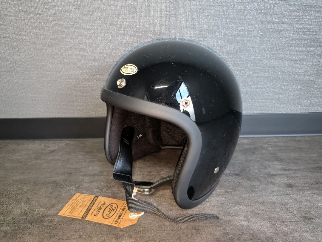 tt&co ブラック ジェットヘルメット 新品