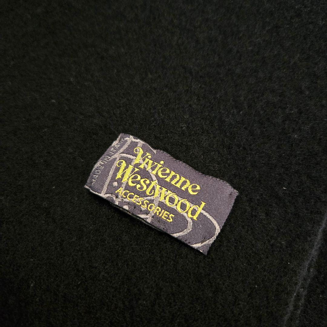 VivienneWestwood オーブ ロゴ刺繍入り マフラー
